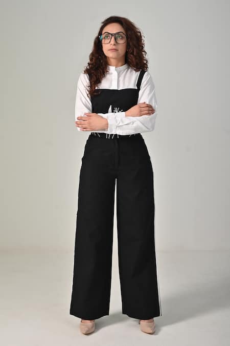 BAANI KHURANA Black Designer Top & Pant Set 