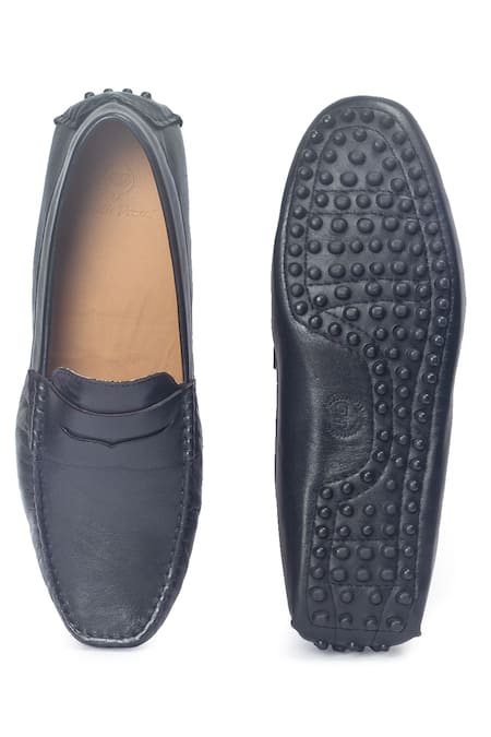 Domani Gommino Leather Penny Loafers 
