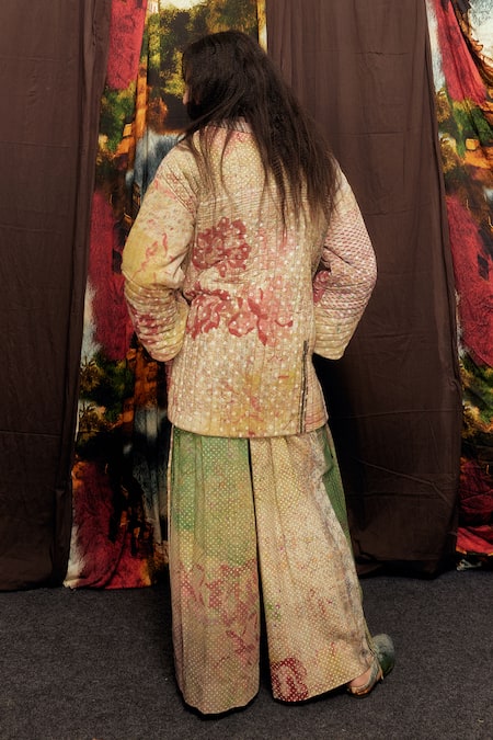 Shop Til Multi Color Cotton Multi-print Achadda Puffer Jacket at Aza Fashions Shop_Til_Multi Color Cotton Multi-print Achadda Puffer Jacket _at_Aza_Fashions