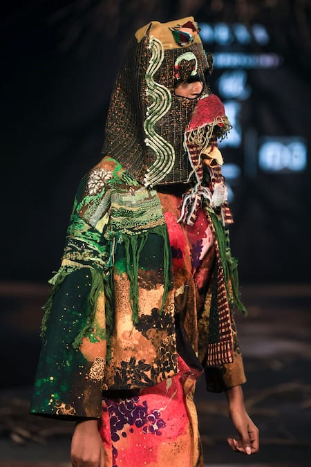 Til Green Galaxy Embroidered Overlay 