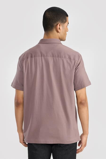 Perona Designer Brown Shirt 