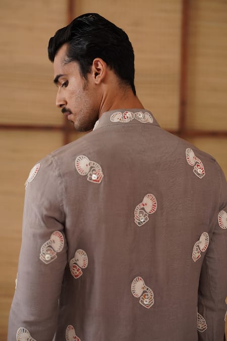 Arjan Dugal Gramophone Dori Kurta Set 