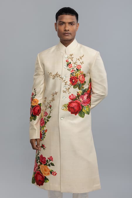 Rohit Bal Designer Embroidered Sherwani 