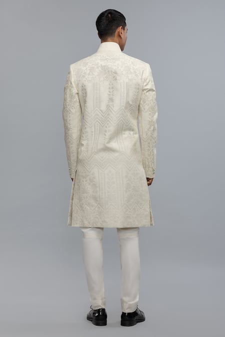 Rohit Bal Ivory Embroidered Designer Sherwani 