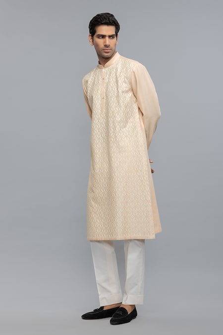 Rohit Bal Designer Chanderi Kurta Set 