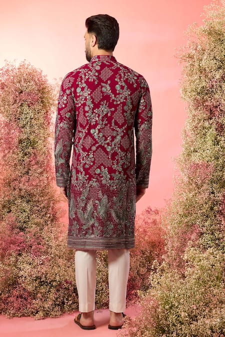 Kasbah Floral Chikankari Kurta 