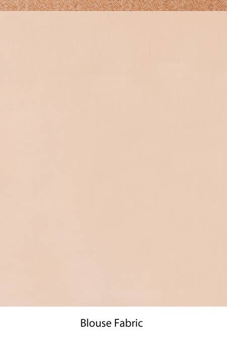 Naaritva India_Ivory Crepe, Chiffon, Silk Zari Handwoven Banarasi Saree With Running Blouse _Online_at_Aza_Fashions