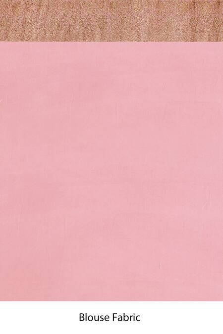 Naaritva India_Red Crepe, Chiffon, Silk Handwoven Work Banarasi Saree With Running Blouse _Online_at_Aza_Fashions