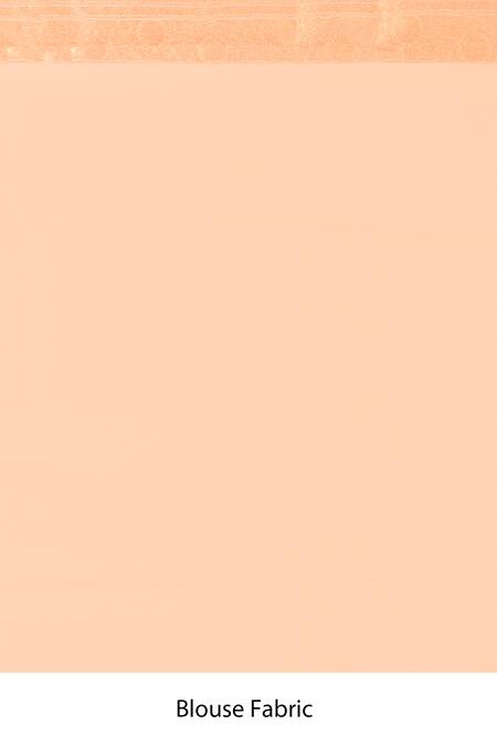 Naaritva India_Gold Zari Handwoven Banarasi Saree With Running Blouse _Online_at_Aza_Fashions