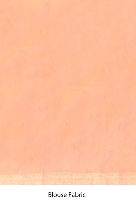 Naaritva India_Green Zari Handwoven Banarasi Saree With Running Blouse _Online_at_Aza_Fashions