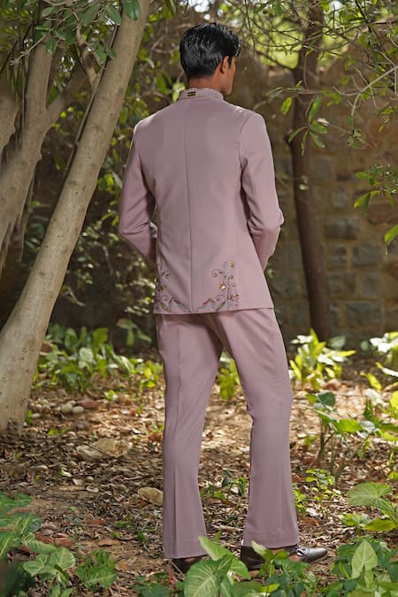 Soniya G Floral Embroidered Bandhgala Pant Set 