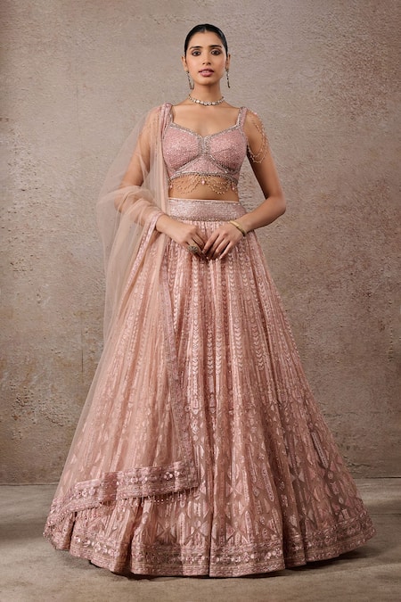 Tarun Tahiliani Sequin Embroidered Lehenga Set 
