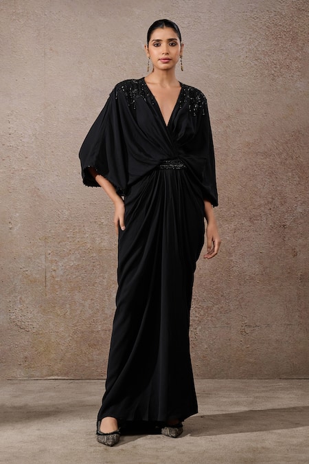 Tarun Tahiliani Classic Draped Kaftan 