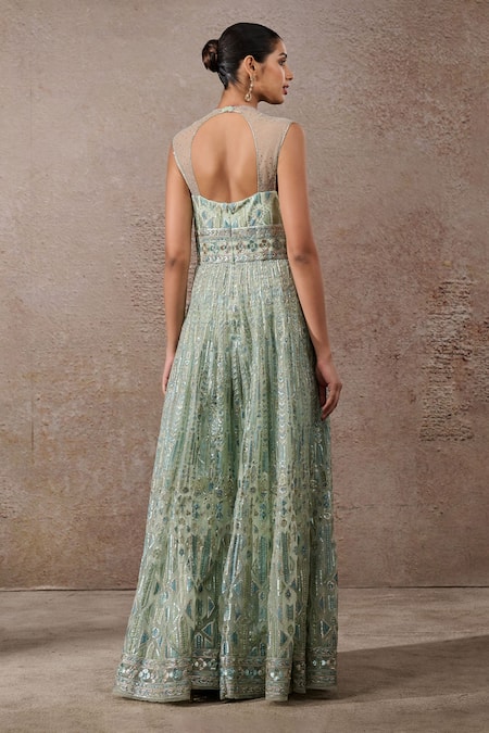 Tarun Tahiliani Signature Embroidered Jumpsuit 