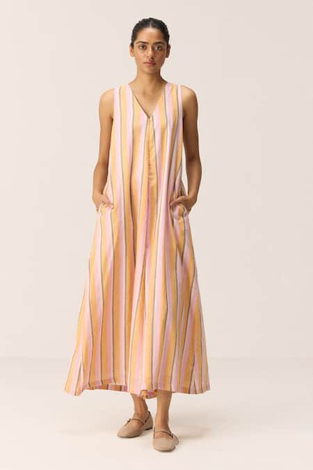 Kharakapas Striped MangoTrail Jumpsuit 