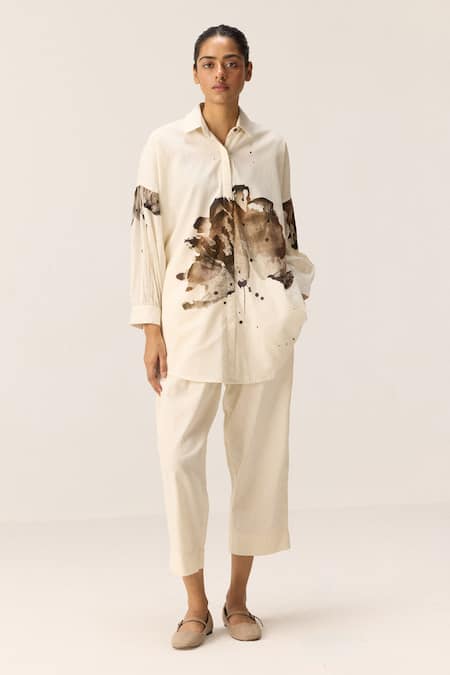Kharakapas Sunpetal Shirt & Pant Co-ord Set 