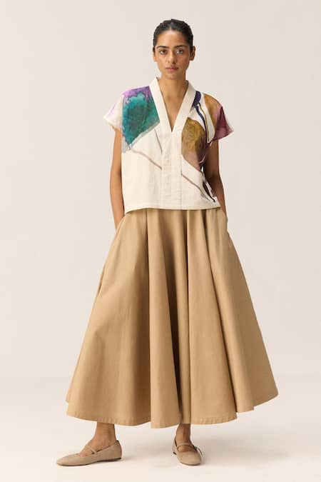 Kharakapas Pecan Skirt 
