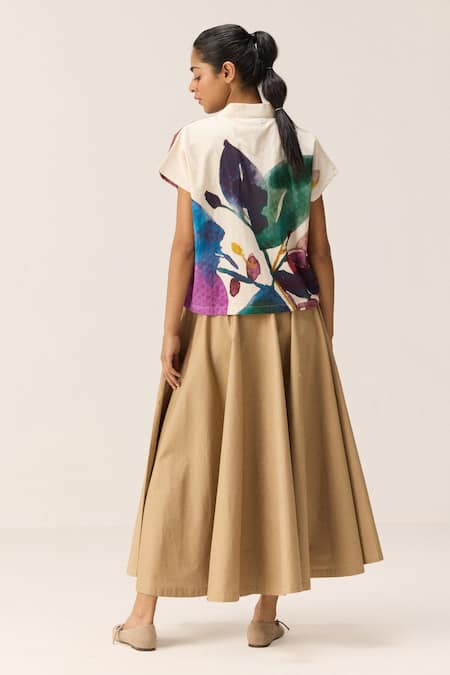 Kharakapas Pecan Skirt 