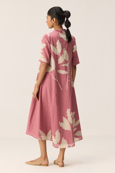 Kharakapas Coral Meadow Dress 