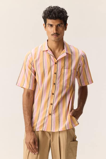 Kharakapas Citrus Waves Fine Shirt 