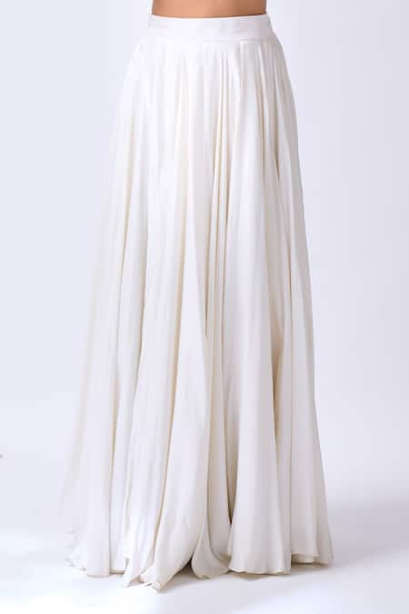 Buy_Neha Mehta Couture_Ivory Silk, Net Embroidery, Zari Round Neck, Hand Jacket And Lehenga Set _Online_at_Aza_Fashions