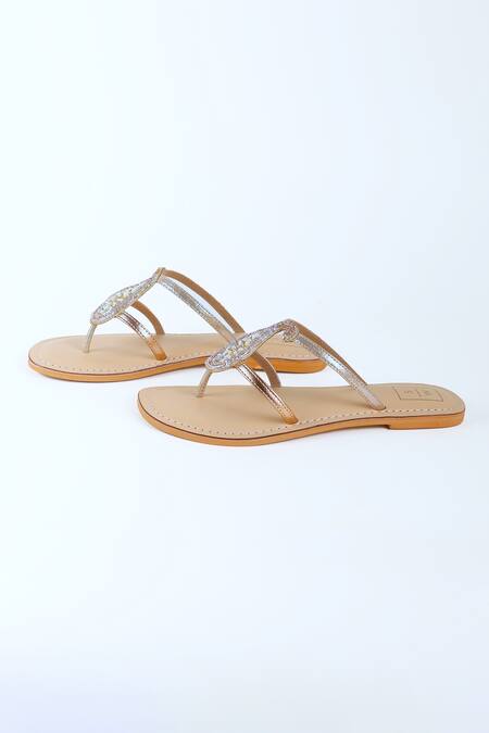 Sandalwali Handmade Beaded Ambi Sandals 