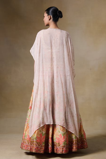 Saundh Multi Color Printed Lehenga Set 