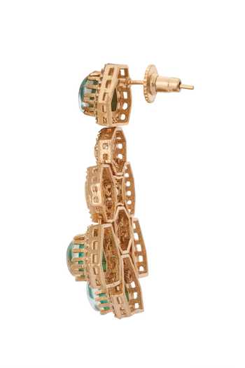 Nazaakat By Samara Singh Mint Green Kundan Necklace And Earring Set Online at Aza Fashions Nazaakat By Samara Singh_Mint Green Kundan Necklace And Earring Set _Online_at_Aza_Fashions