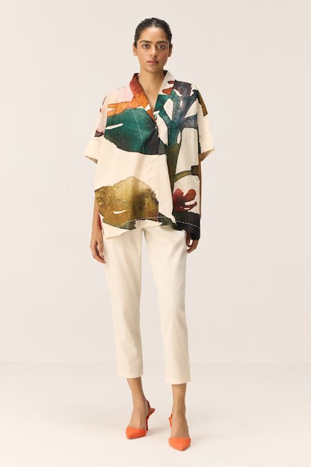 Kharakapas Floral Wash Top 