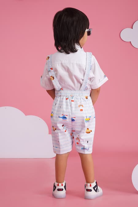 Hoity Moppet Light Blue Toy Story Shirt & Shorts Set 