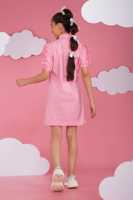 Hoity Moppet Tylor Swift Pink Denim Dress 