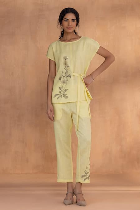 Kaveri Golden Daisy Bow Co-ord 