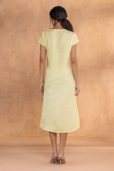 Kaveri Golden Daisy Bow Dress 