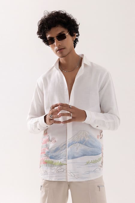 PAARSH Designer Linen Shirt 