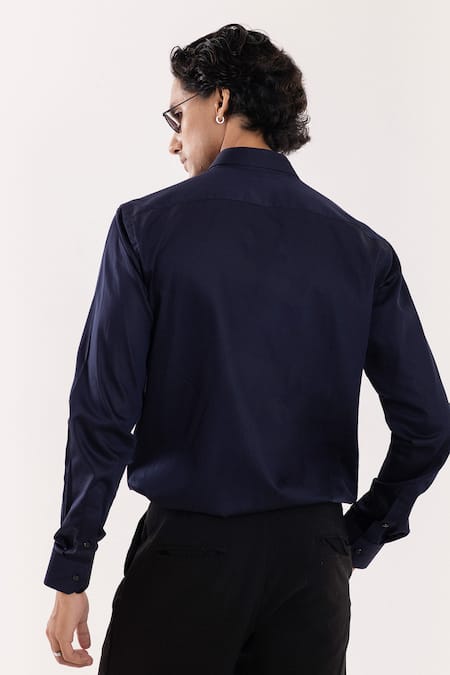 PAARSH Designer Dark Navy Shirt 