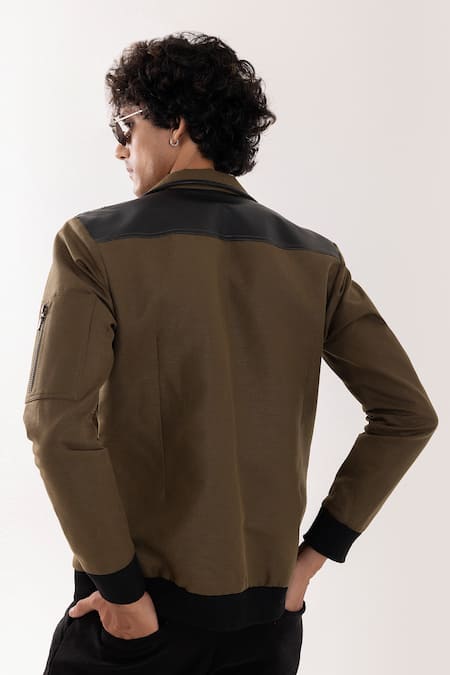 PAARSH Olive Green Designer Jacket 