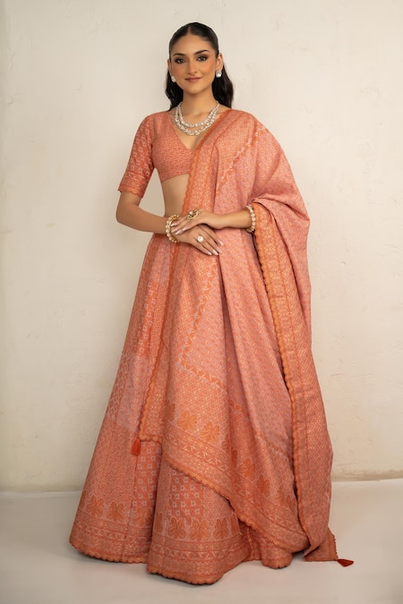 Safaa Clementine Designer Lehenga Set 