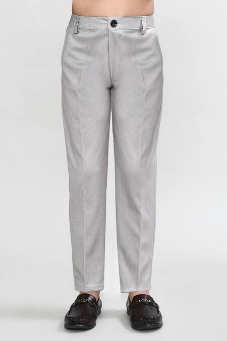 Shop_Petite Pomme_Black Cotton Designer Boys Blazer Set_Online_at_Aza_Fashions