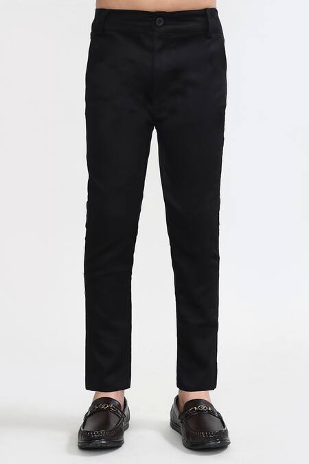 Petite Pomme_Sky Blue Cotton Striped Blazer Set _Online_at_Aza_Fashions