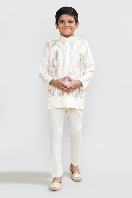 Petite Pomme Beige Cotton Blend 3-Piece Set 