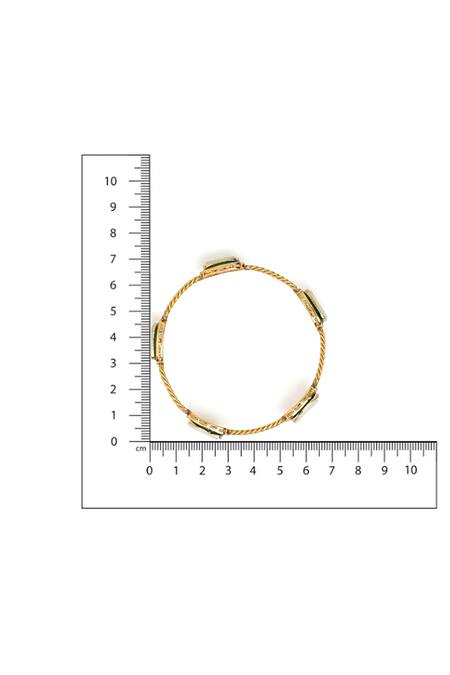 Ruby Raang Gold Plated Imitation Gemstones Kundan Bracelet Online at Aza Fashions Ruby Raang_Gold Plated Imitation Gemstones Kundan Bracelet _Online_at_Aza_Fashions