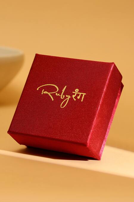 Ruby Raang_Silver Plated Flower Kundan Necklace _at_Aza_Fashions