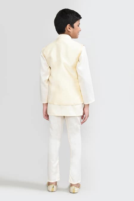 Petite Pomme Beige Cotton Blend 3-Piece Set 