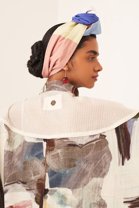 Buy_OFRIDA_Multi Color Cotton Collared Florence Ae Multicolor Shirt _Online_at_Aza_Fashions