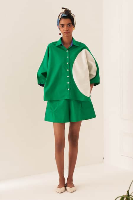 OFRIDA Circle Emerald Shirt 