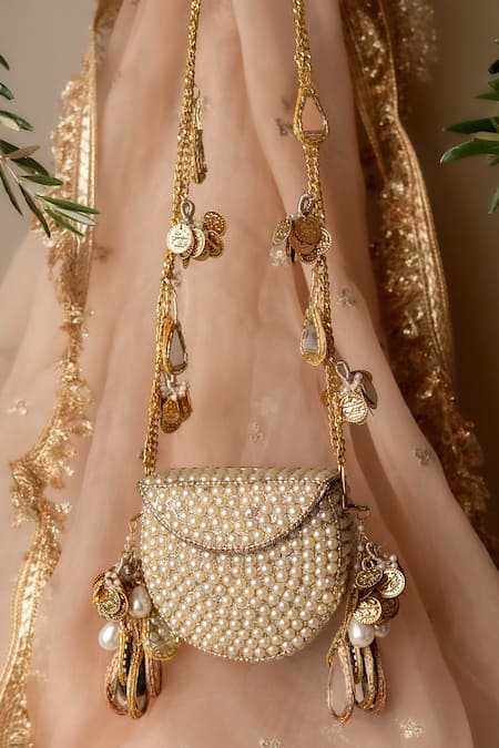 Bhavna Kumar Pearl Metal Mini Bag 