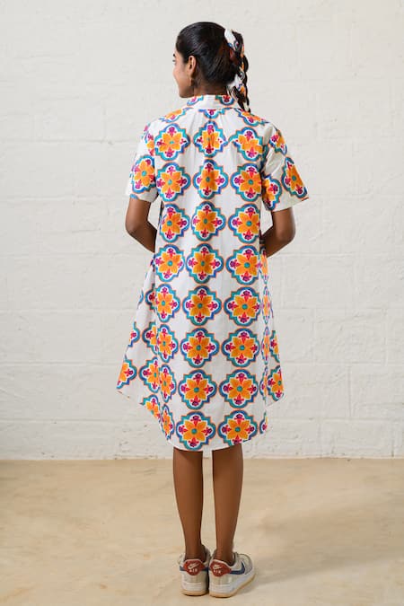 Prachi Kamat Multicolor Floral Print Dress 