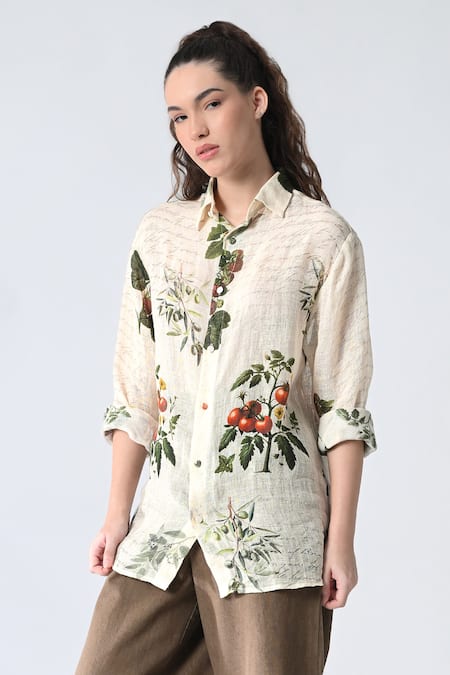 Samant Chauhan Garden Linen Shirt 