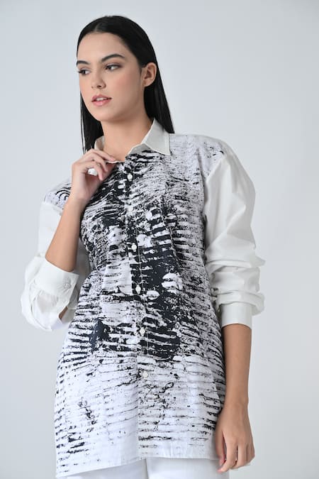 Samant Chauhan Shatter Ink Designer Shirt 