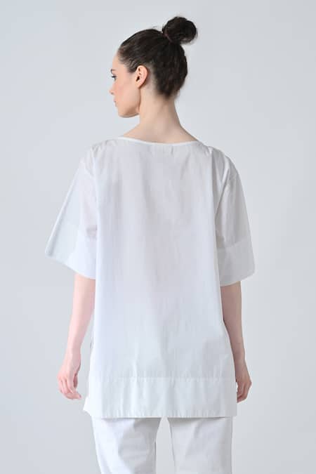 Samant Chauhan Velvet Petals Top 